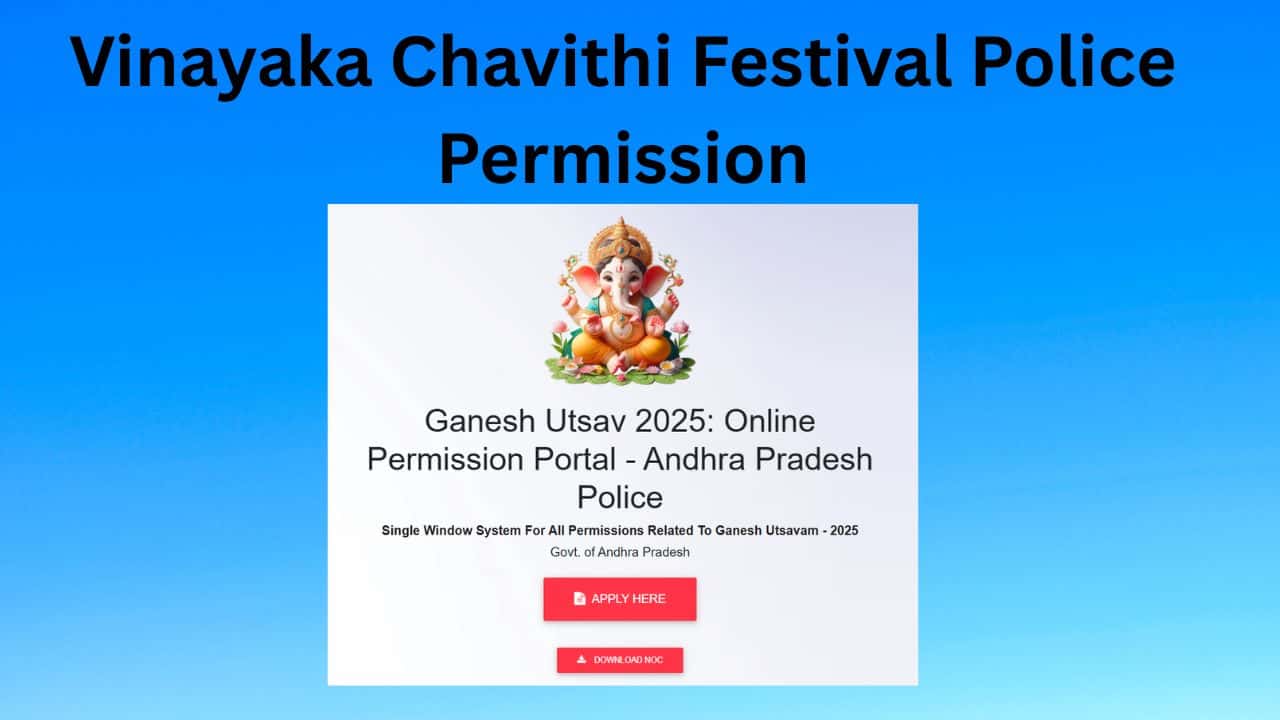 Ganesh Chathurti Permission
