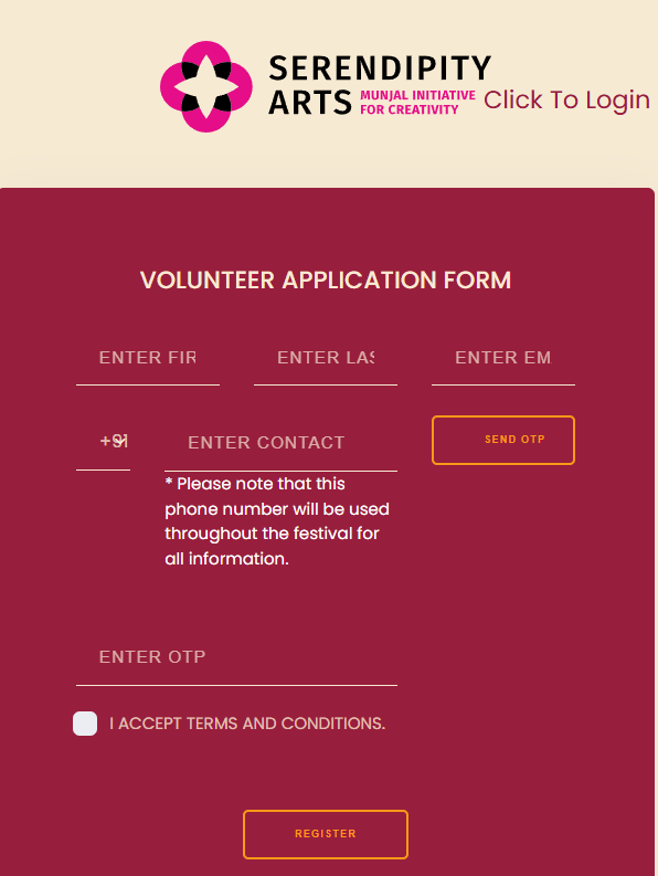 Volunteer Application